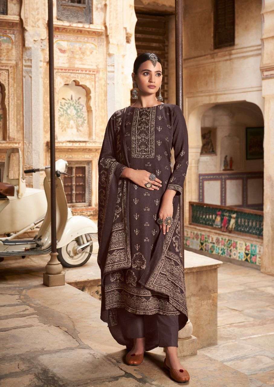 ALISHA VOL-3 BYLEVISHA 3013 TO 3020 SERIES BEAUTIFUL STYLISH SUITS FANCY COLORFUL CASUAL WEAR & ETHNIC WEAR & READY TO WEAR PURE PASHMINA JACQUARD DRESSES AT WHOLESALE PRICE