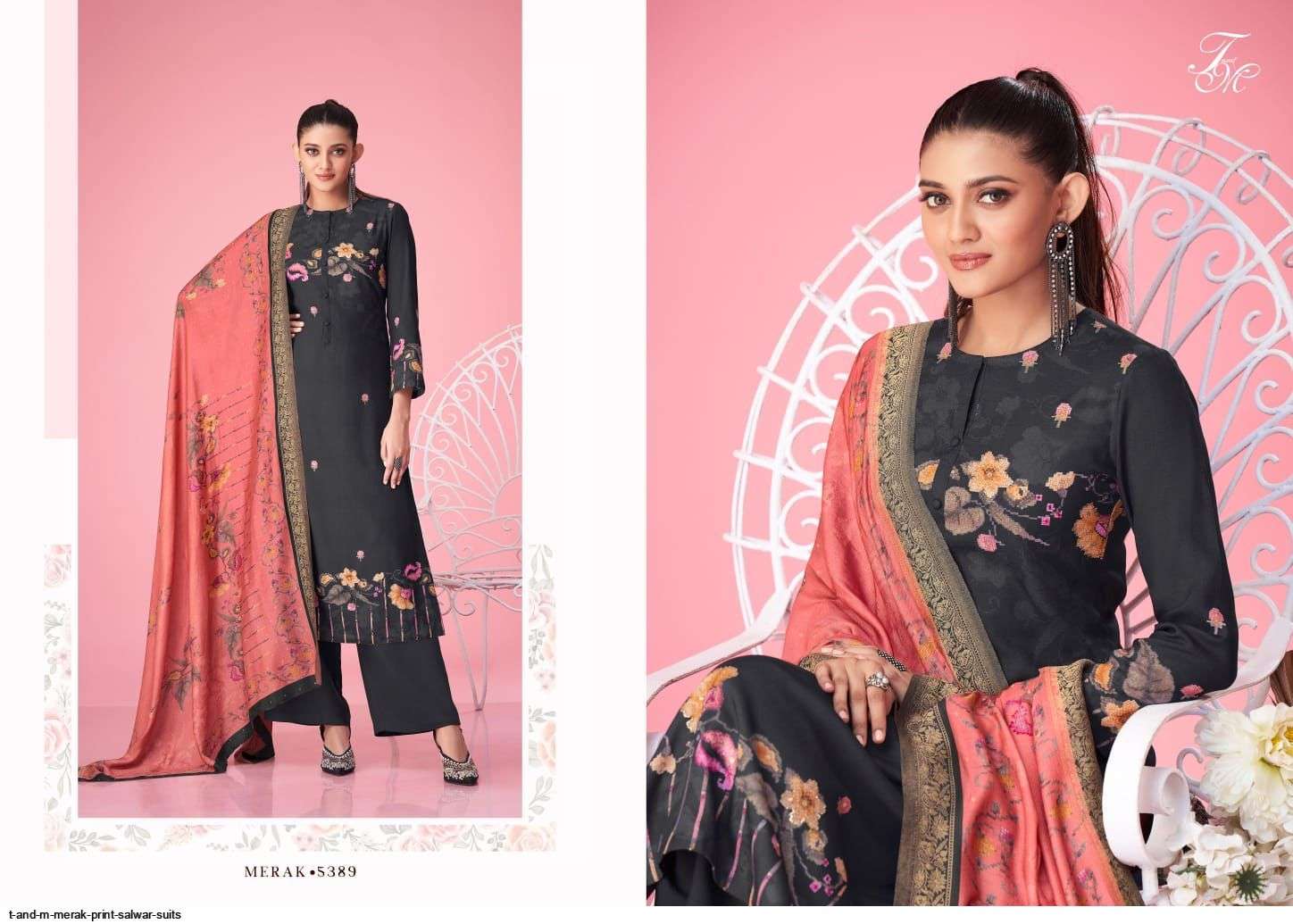 MERAK BY T AND M DESIGNER STUDIO BEAUTIFUL SUITS COLORFUL STYLISH FANCY CASUAL WEAR & ETHNIC WEAR STAPLE TWILL DIGITAL PRINT DRESSES AT WHOLESALE PRICE
