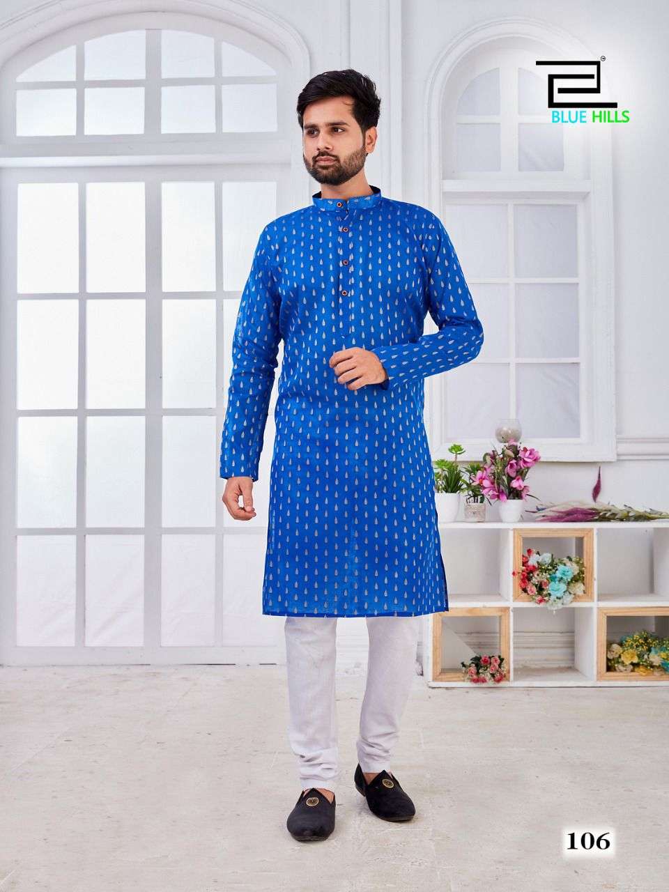 MENS KURTA BY BLUE HILLS 101 TO 107 SERIES BEAUTIFUL COLORFUL STYLISH FANCY CASUAL WEAR & ETHNIC WEAR & READY TO WEAR FANCY KURTAS AT WHOLESALE PRICE