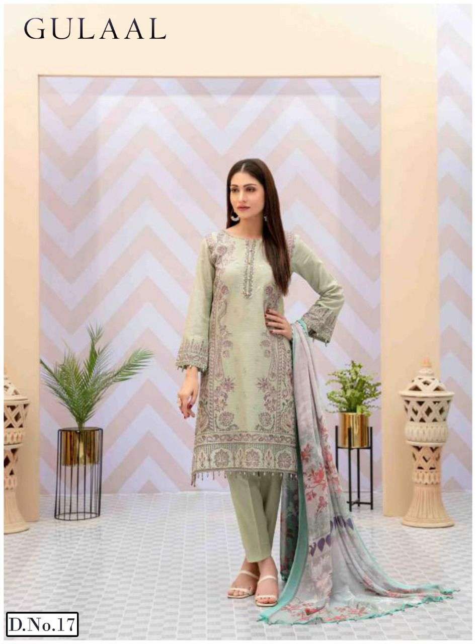 GULAAL VOL-2 BY FASHID WHOLESALE 11 TO 20 SERIES BEAUTIFUL SUITS COLORFUL STYLISH FANCY CASUAL WEAR & ETHNIC WEAR PURE COTTON DRESSES AT WHOLESALE PRICE