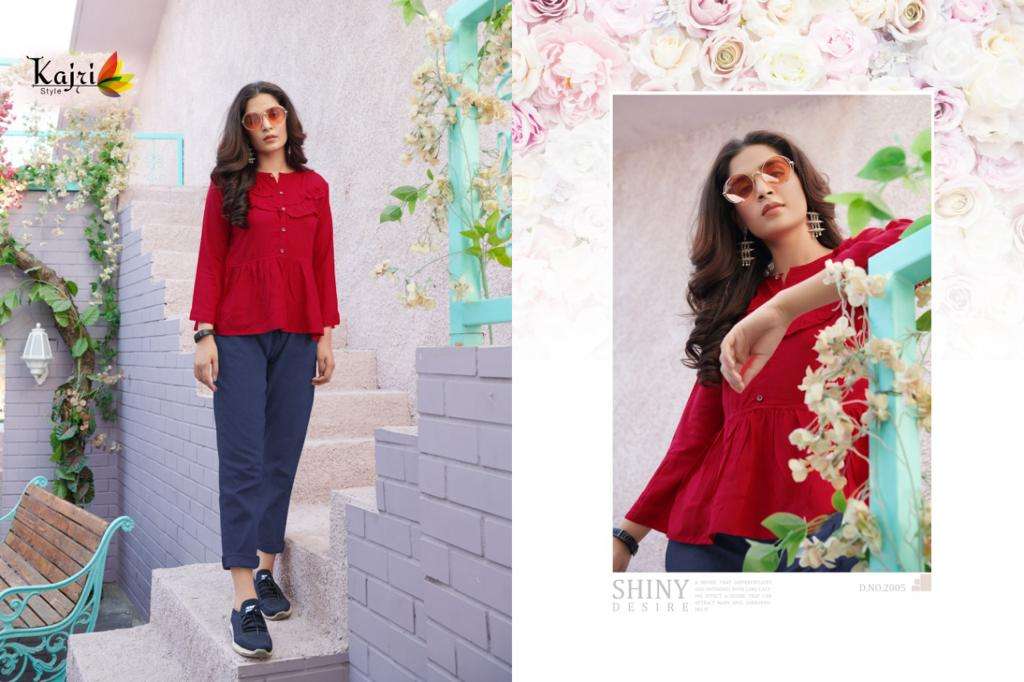 Mystri Vol-2 Nx By Kajri Style 2001 To 2006 Series Beautiful Stylish Fancy Colorful Casual Wear & Ethnic Wear Rayon Tops At Wholesale Price