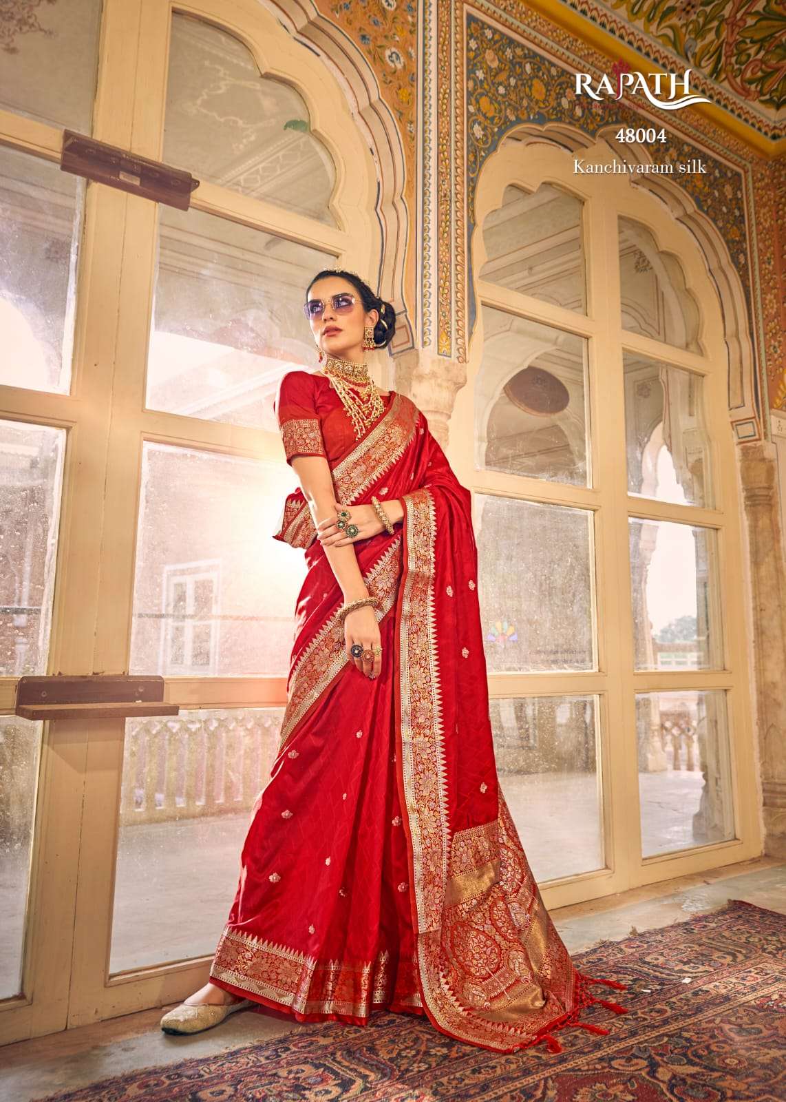 ALOHA SILK BY RAJPATH 48001 TO 48006 SERIES INDIAN TRADITIONAL WEAR COLLECTION BEAUTIFUL STYLISH FANCY COLORFUL PARTY WEAR & OCCASIONAL WEAR SATIN SILK SAREES AT WHOLESALE PRICE