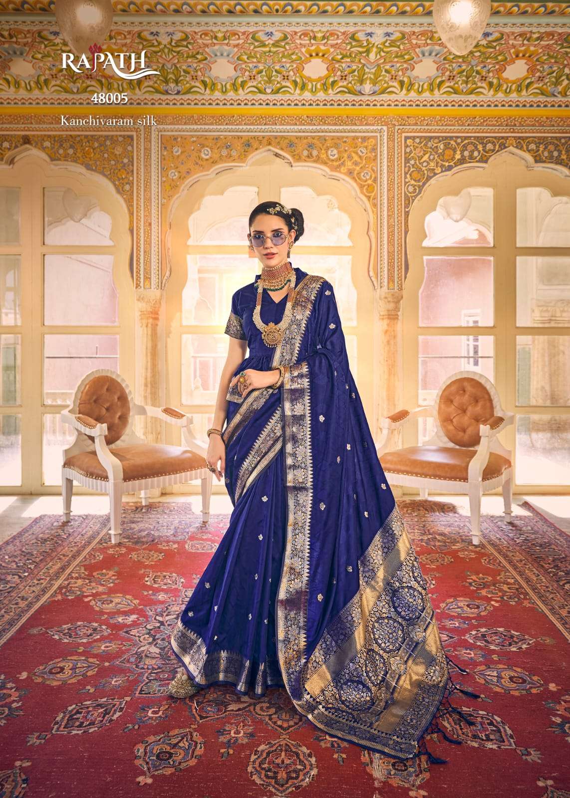 ALOHA SILK BY RAJPATH 48001 TO 48006 SERIES INDIAN TRADITIONAL WEAR COLLECTION BEAUTIFUL STYLISH FANCY COLORFUL PARTY WEAR & OCCASIONAL WEAR SATIN SILK SAREES AT WHOLESALE PRICE