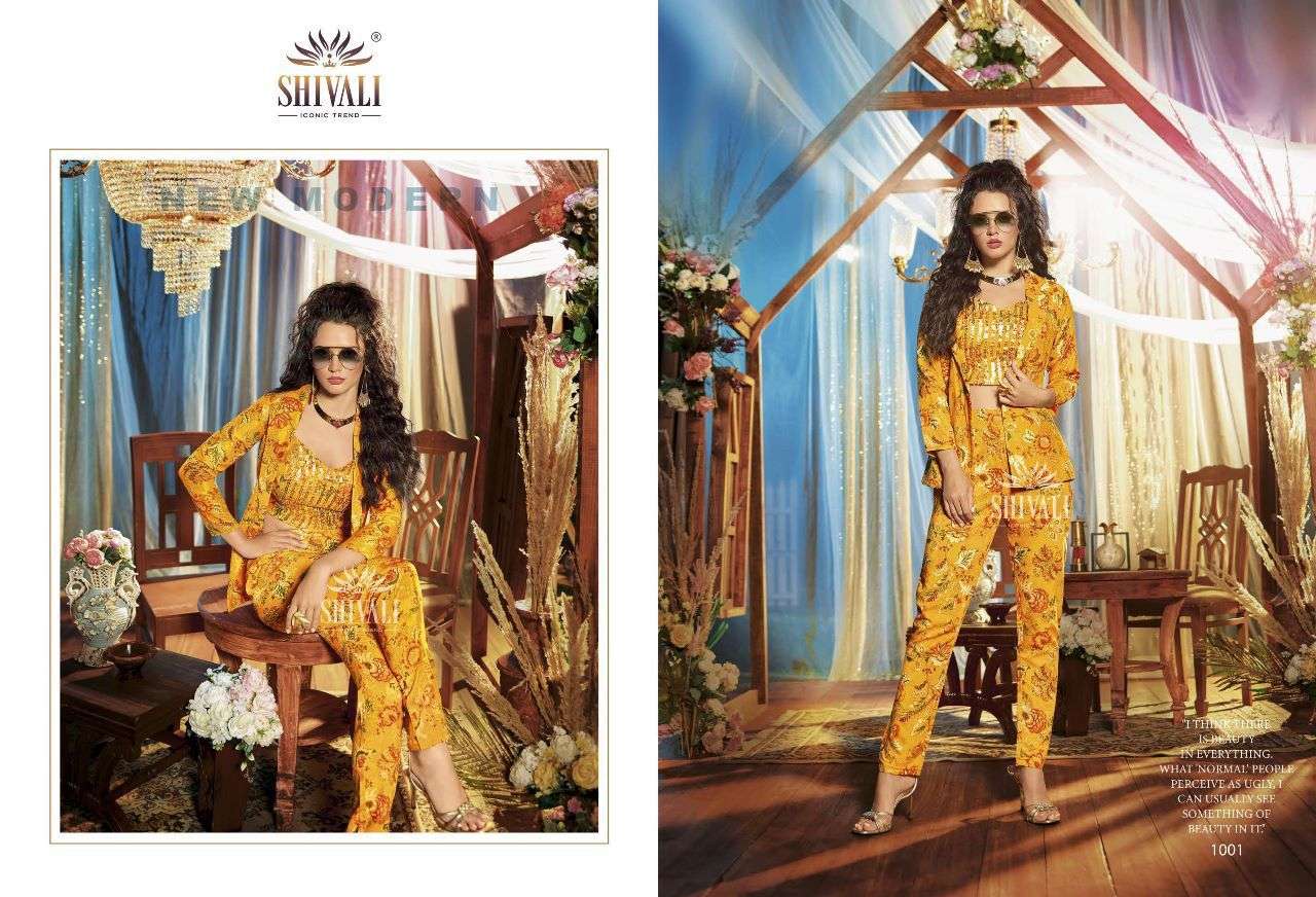 Bebo By Shivali 1001 To 1005 Series Designer Stylish Fancy Colorful Beautiful Party Wear & Ethnic Wear Collection Fancy Tops With Bottom At Wholesale Price