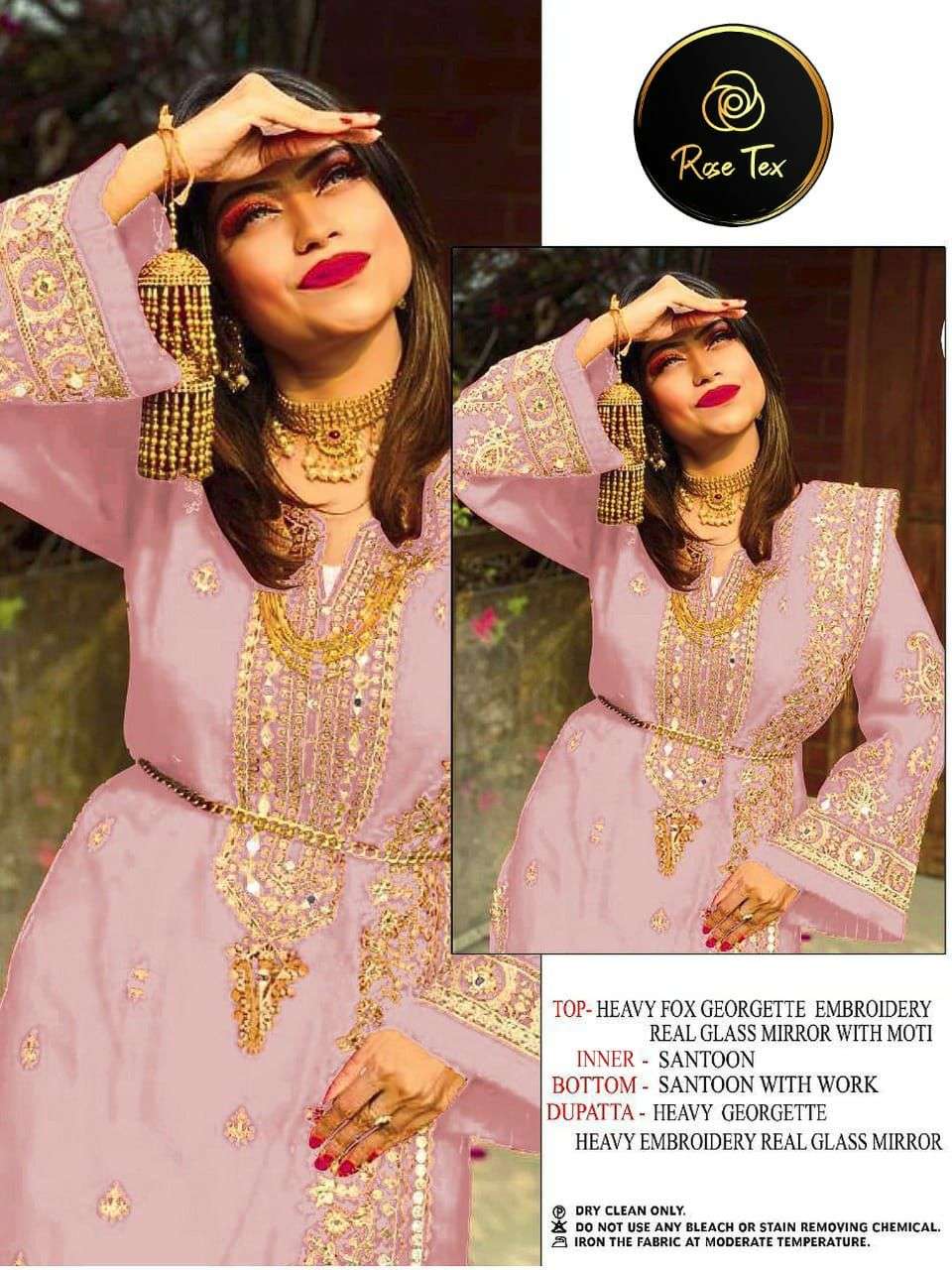 ROSE TEX 101 COLOURS BY ROSE TEX 101-A TO 101-C SERIES DESIGNER PAKISTANI SUITS BEAUTIFUL STYLISH FANCY COLORFUL PARTY WEAR & OCCASIONAL WEAR FAUX GEORGETTE EMBROIDERED DRESSES AT WHOLESALE PRICE
