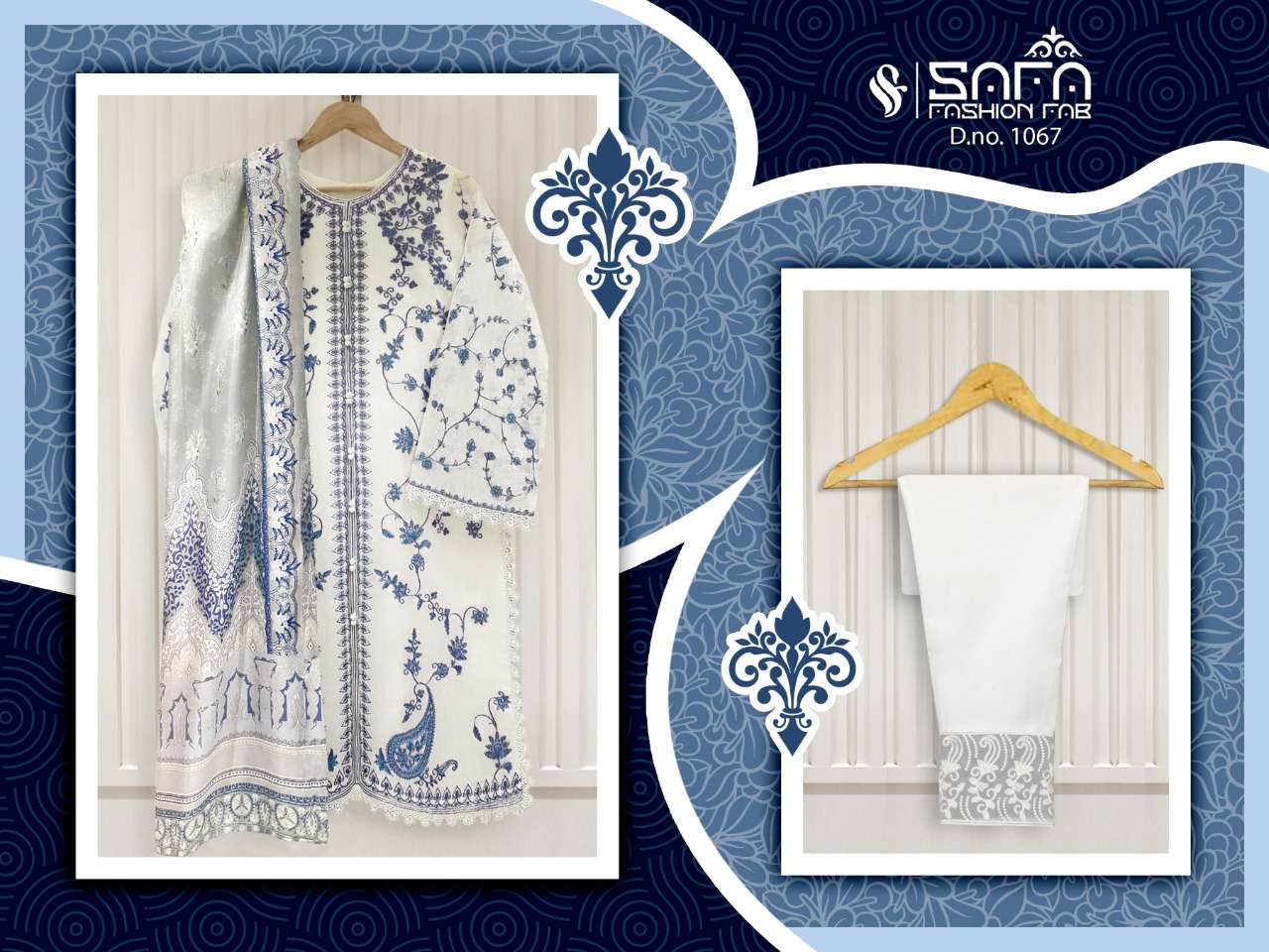 SAFA HIT DESIGN 1067 BY SAFA FASHION PAKISTANI SUITS BEAUTIFUL FANCY COLORFUL STYLISH PARTY WEAR & OCCASIONAL WEAR HEAVY GEORGETTE EMBROIDERY DRESSES AT WHOLESALE PRICE