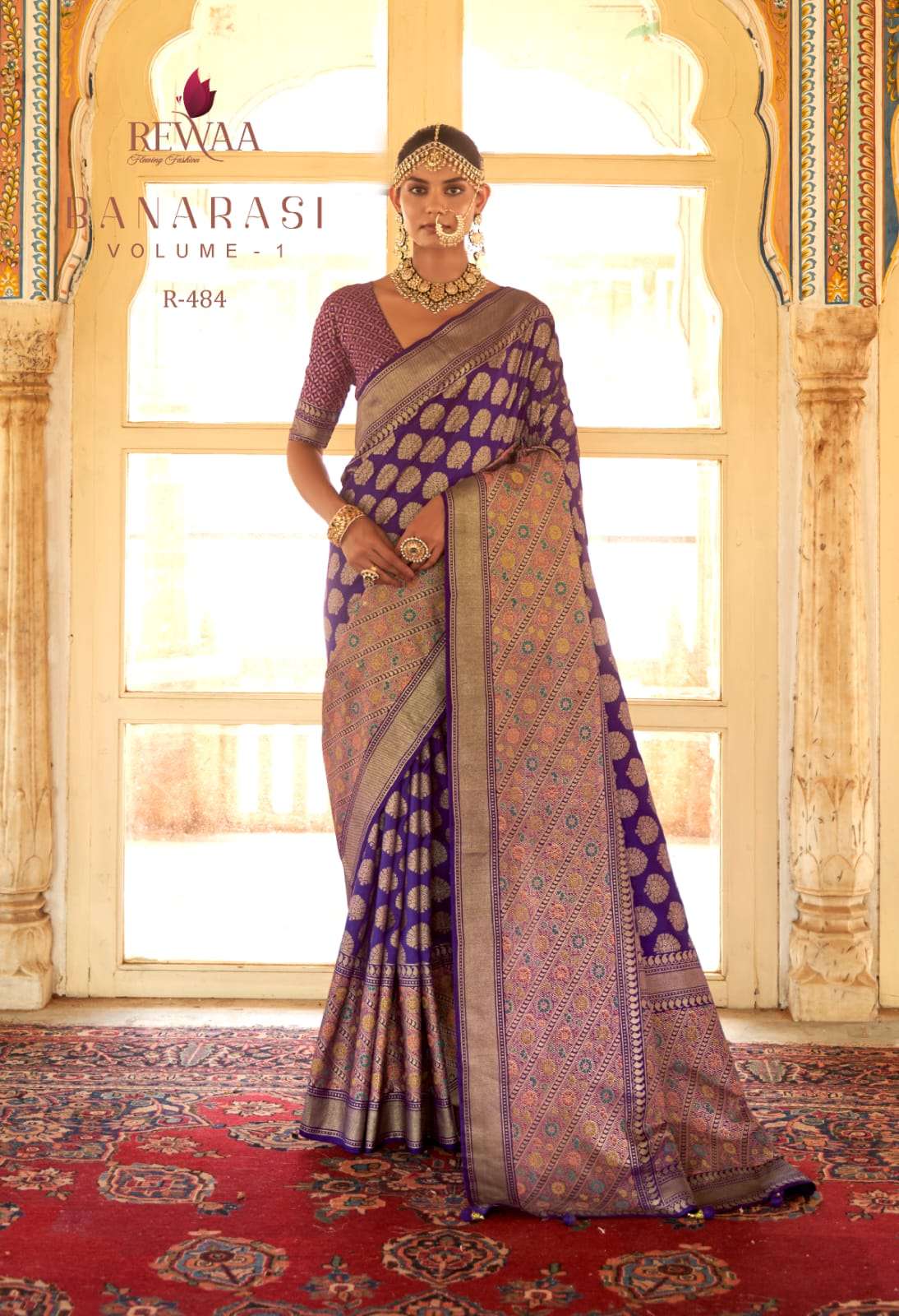 Banarasi Vol-1 By Rewaa Indian Traditional Wear Collection Beautiful Stylish Fancy Colorful Party Wear & Occasional Wear Pure Silk Sarees At Wholesale Price