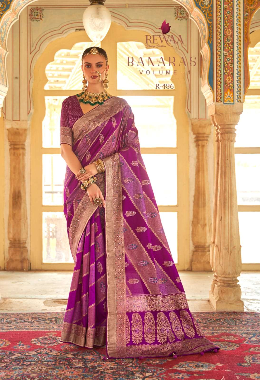 Banarasi Vol-1 By Rewaa Indian Traditional Wear Collection Beautiful Stylish Fancy Colorful Party Wear & Occasional Wear Pure Silk Sarees At Wholesale Price