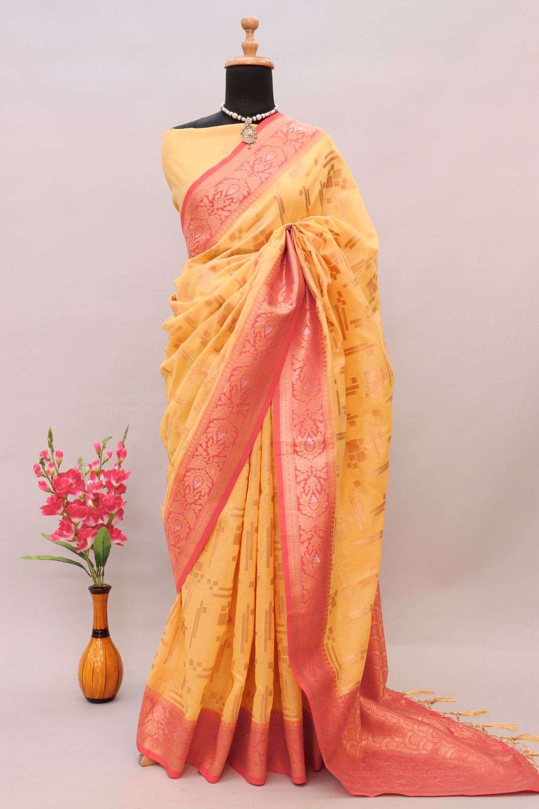 VENUSH BY FASHID WHOLESALE 01 TO 08 SERIES 3M INDIAN TRADITIONAL WEAR COLLECTION BEAUTIFUL STYLISH FANCY COLORFUL PARTY WEAR & OCCASIONAL WEAR COTTON SILK SAREES AT WHOLESALE PRICE