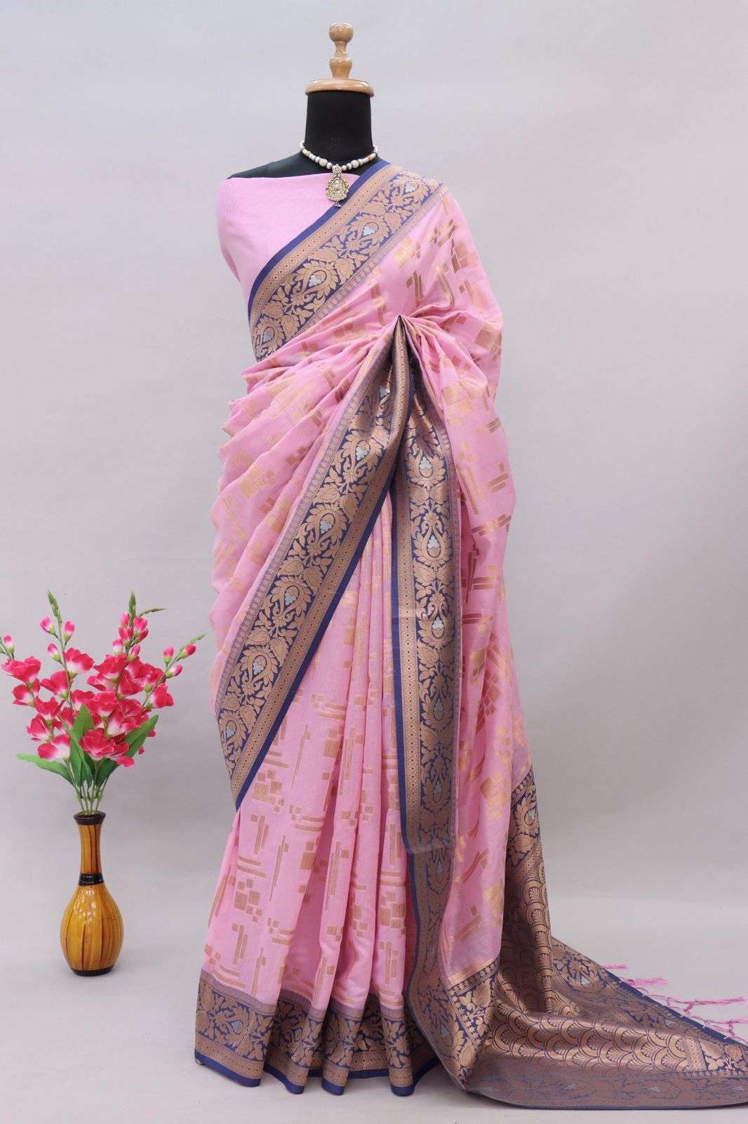 VENUSH BY FASHID WHOLESALE 01 TO 08 SERIES 3M INDIAN TRADITIONAL WEAR COLLECTION BEAUTIFUL STYLISH FANCY COLORFUL PARTY WEAR & OCCASIONAL WEAR COTTON SILK SAREES AT WHOLESALE PRICE