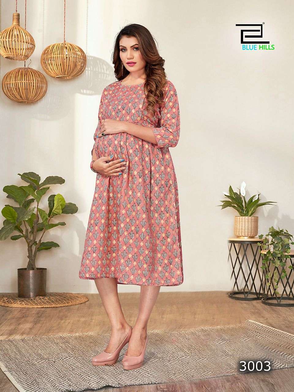 LITTLE THINGS VOL-3 BY BLUE HILLS 3001 TO 3010 SERIES BEAUTIFUL STYLISH FANCY COLORFUL CASUAL WEAR & ETHNIC WEAR FANCY PRINT GOWNS AT WHOLESALE PRICE