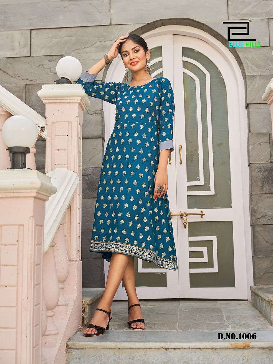 GRAPES VOL-1 BY BLUE HILLS 1001 TO 1008 SERIES DESIGNER STYLISH FANCY COLORFUL BEAUTIFUL PARTY WEAR & ETHNIC WEAR COLLECTION RAYON PRINT GOWNS AT WHOLESALE PRICE
