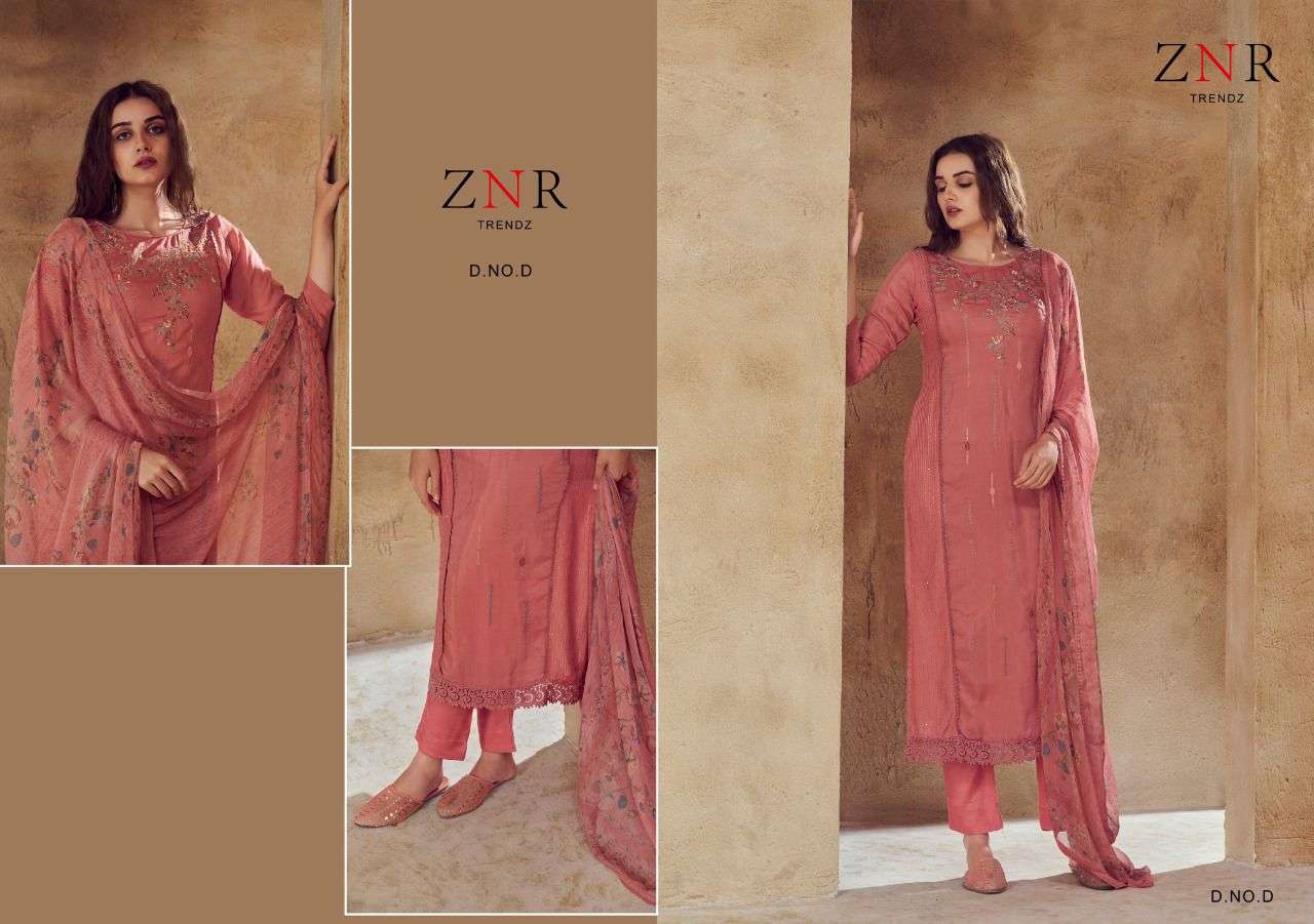 SAAKSHI BY ZNR TRENDZ A TO D SERIES BEAUTIFUL STYLISH SUITS FANCY COLORFUL CASUAL WEAR & ETHNIC WEAR & READY TO WEAR PURE MUSLIN DRESSES AT WHOLESALE PRICE