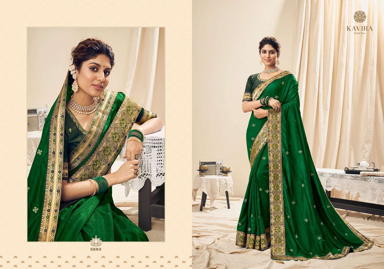 SARAGM BY KAVIRA 3801 TO 3809 SERIES INDIAN TRADITIONAL WEAR COLLECTION BEAUTIFUL STYLISH FANCY COLORFUL PARTY WEAR & OCCASIONAL WEAR GEORGETTE CHINNON SAREES AT WHOLESALE PRICE