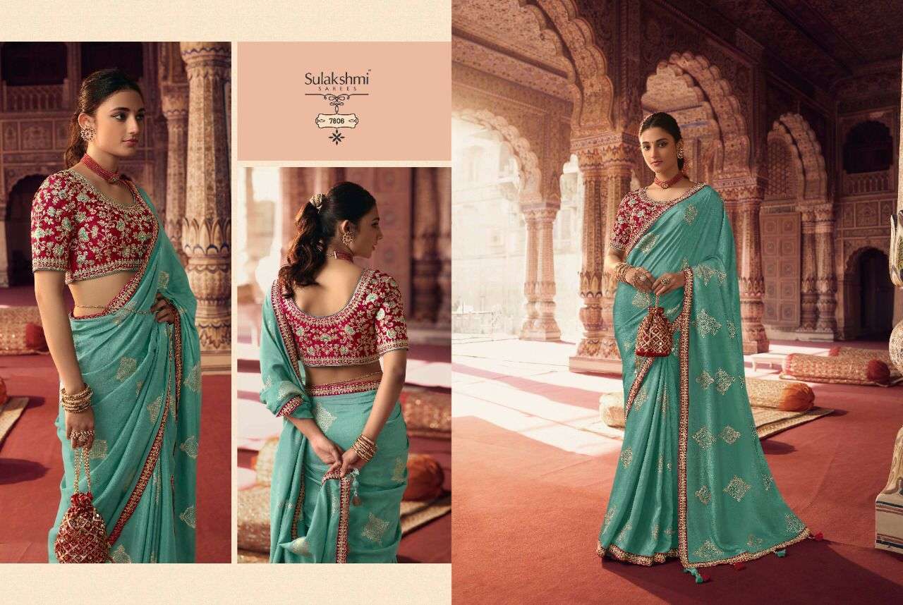 Olivia By Sulakshmi 7801 To 7812 Series Indian Traditional Wear Collection Beautiful Stylish Fancy Colorful Party Wear & Occasional Wear Georgette Sarees At Wholesale Price