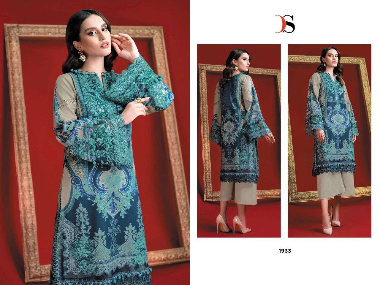 Firdous Solitaire By Deepsy Suits 1931 To 1938 Series Designer Pakistani Suits Beautiful Fancy Colorful Stylish Party Wear & Occasional Wear Pure Cotton Dresses At Wholesale Price