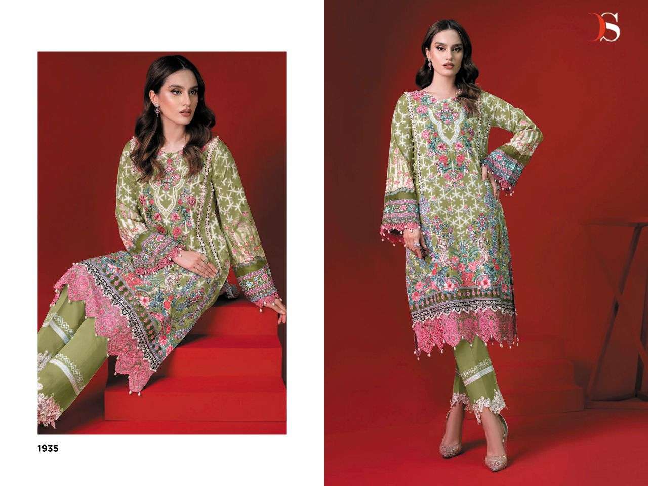 Firdous Solitaire By Deepsy Suits 1931 To 1938 Series Designer Pakistani Suits Beautiful Fancy Colorful Stylish Party Wear & Occasional Wear Pure Cotton Dresses At Wholesale Price