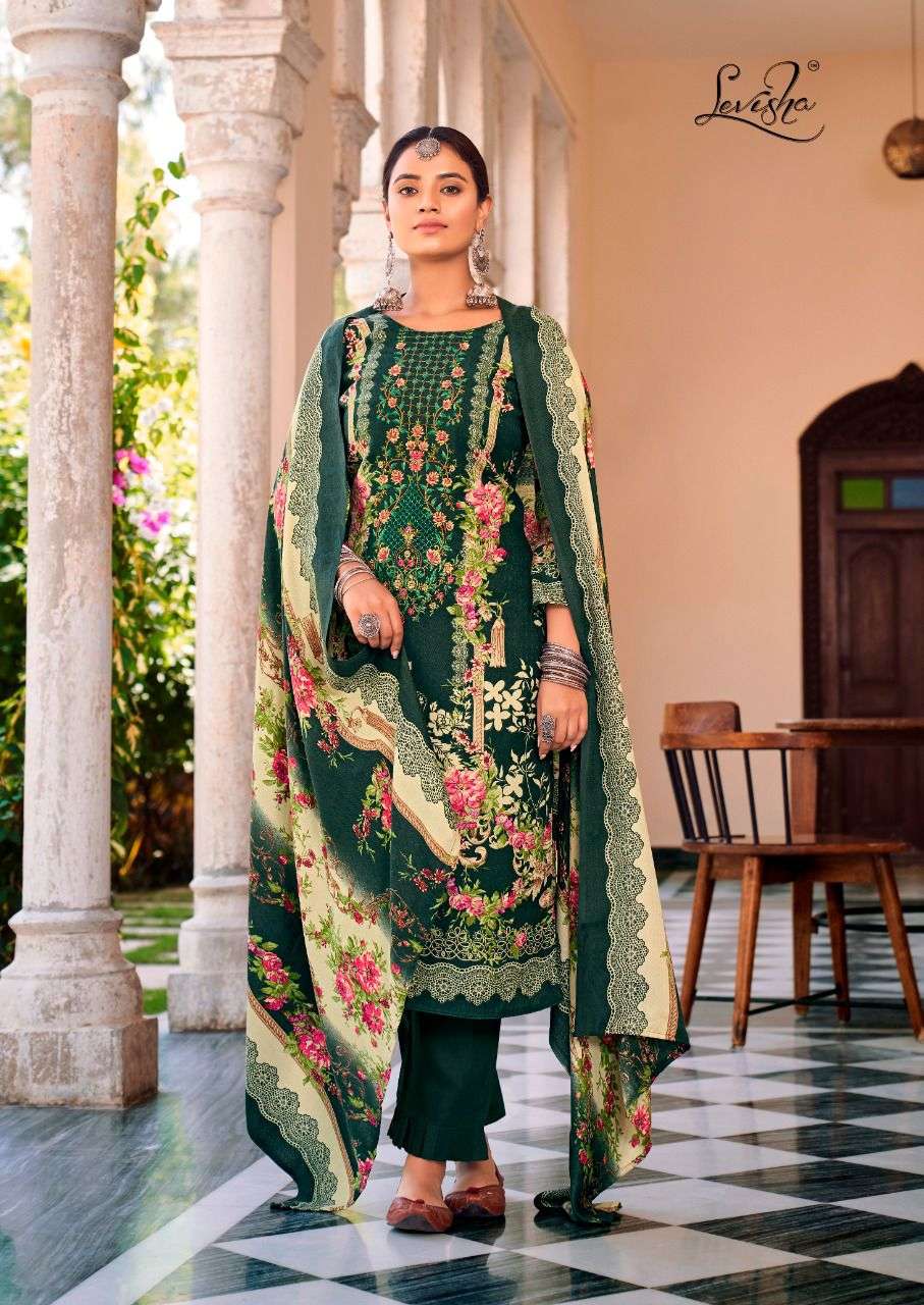 Habiba By Levisha 5013 To 5019 Series Beautiful Festive Suits Stylish Fancy Colorful Party Wear & Occasional Wear Pure Pashmina Digital Print Dresses At Wholesale Price