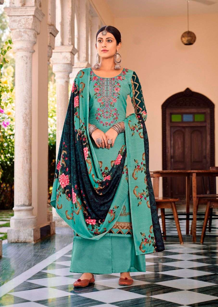 Habiba By Levisha 5013 To 5019 Series Beautiful Festive Suits Stylish Fancy Colorful Party Wear & Occasional Wear Pure Pashmina Digital Print Dresses At Wholesale Price
