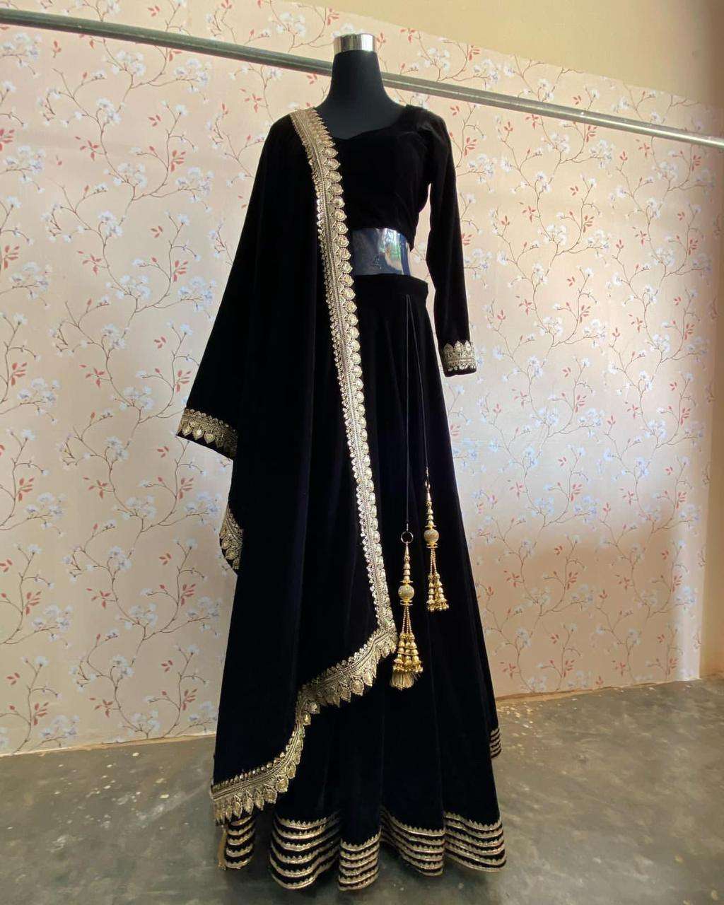 530 By Fashid Wholesale 01 To 03 Series Lg Designer Beautiful Designer Collection Occasional Wear & Party Wear Velvet Lehengas At Wholesale Price