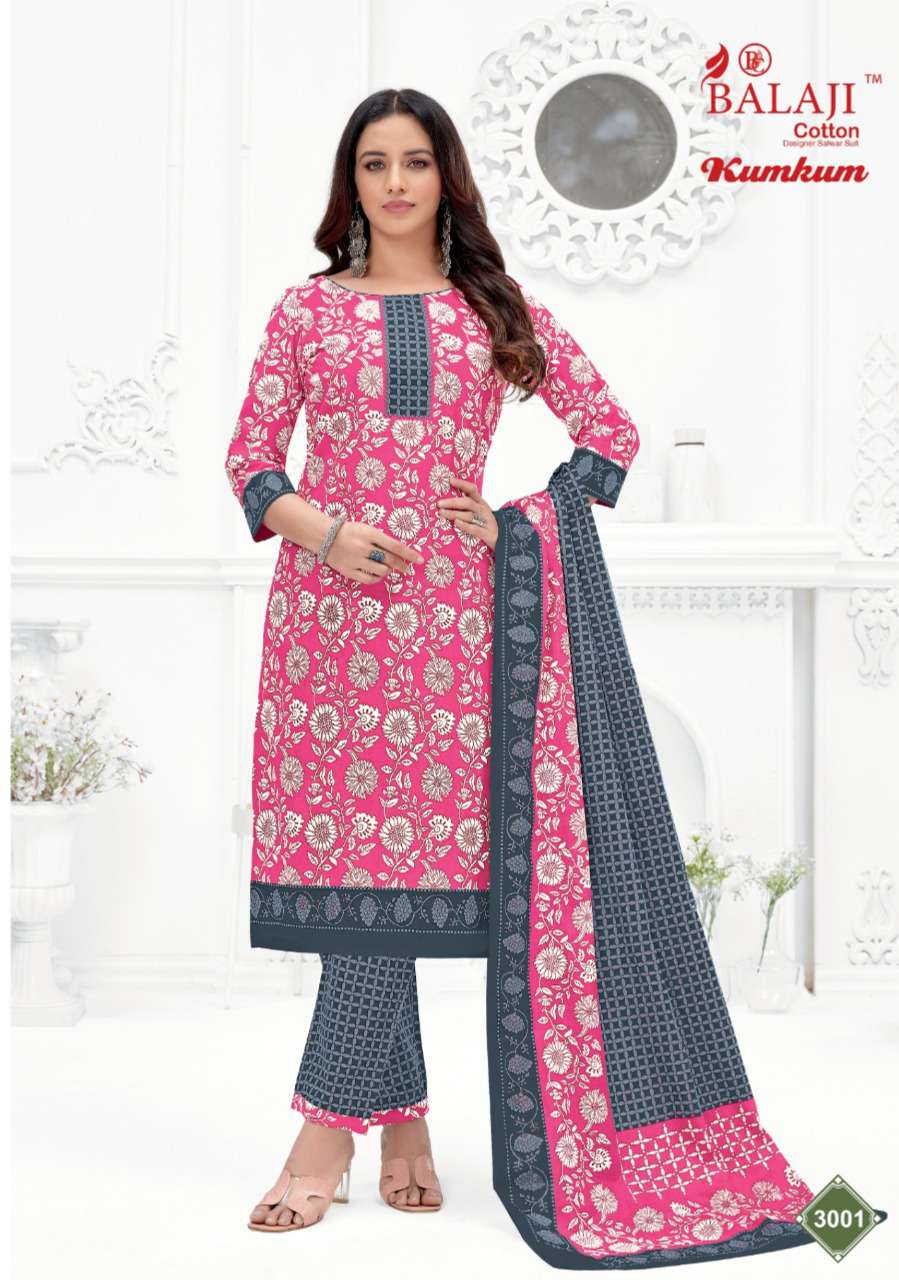 KUM KUM VOL-30 BY BALAJI COTTON SERIES FESTIVE TRADITIONAL WEAR COLLECTION BEAUTIFUL STYLISH FANCY COLORFUL PARTY WEAR & OCCASIONAL WEAR DRESSES WITH COTTON DRESS AT WHOLESALE PRICE
