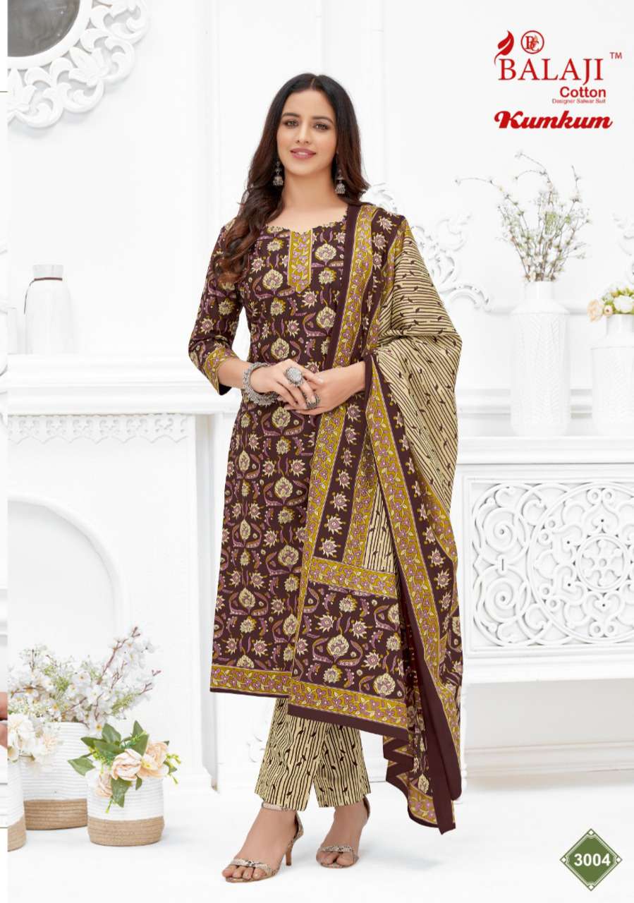 KUM KUM VOL-30 BY BALAJI COTTON SERIES FESTIVE TRADITIONAL WEAR COLLECTION BEAUTIFUL STYLISH FANCY COLORFUL PARTY WEAR & OCCASIONAL WEAR DRESSES WITH COTTON DRESS AT WHOLESALE PRICE