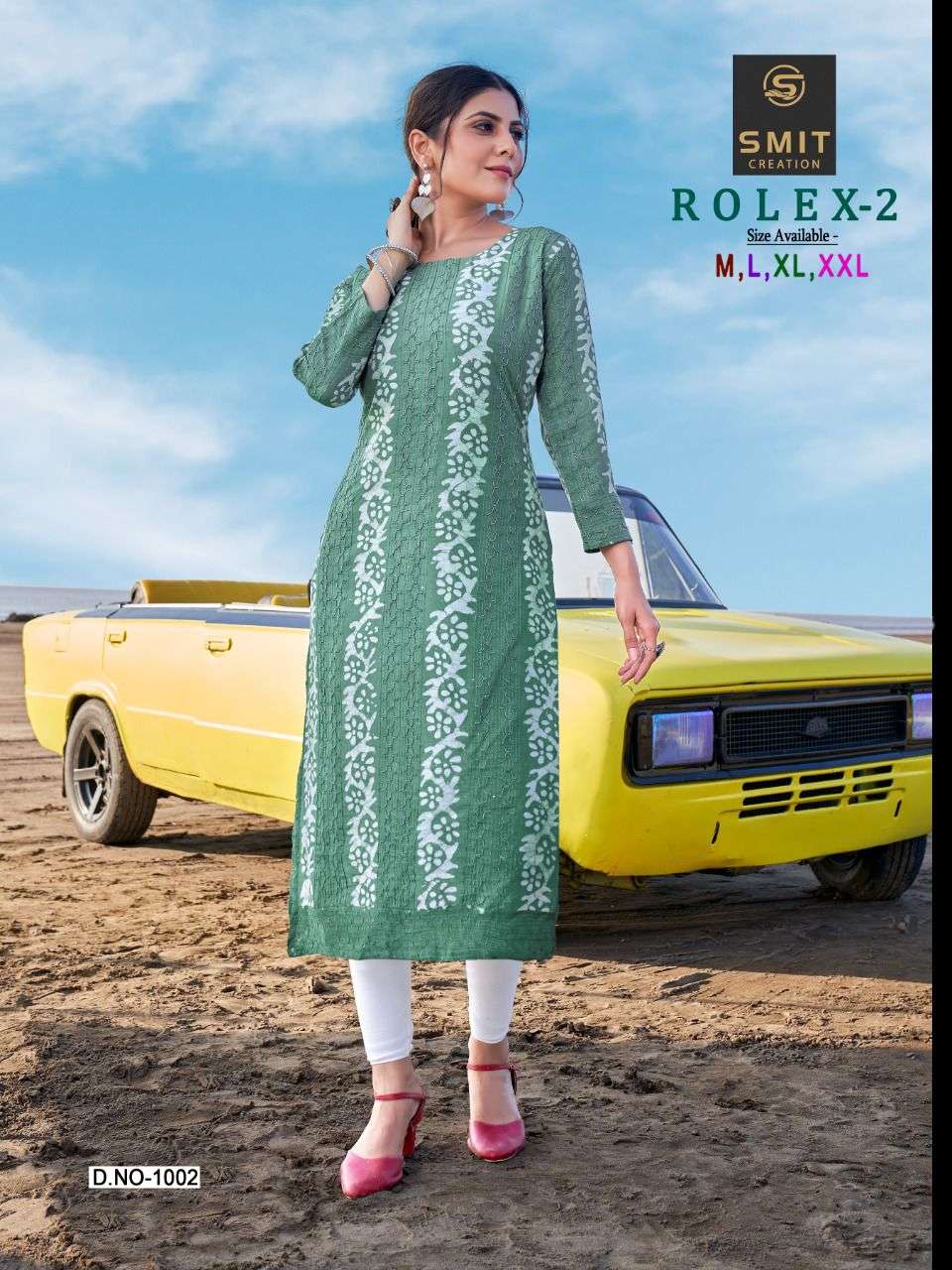 ROLEX VOL-2 BY SMIT CREATION SERIES BEAUTIFUL STYLISH FANCY COLORFUL CASUAL WEAR & ETHNIC WEAR CHANDERI PRINT GOWN AT WHOLESALE PRICE