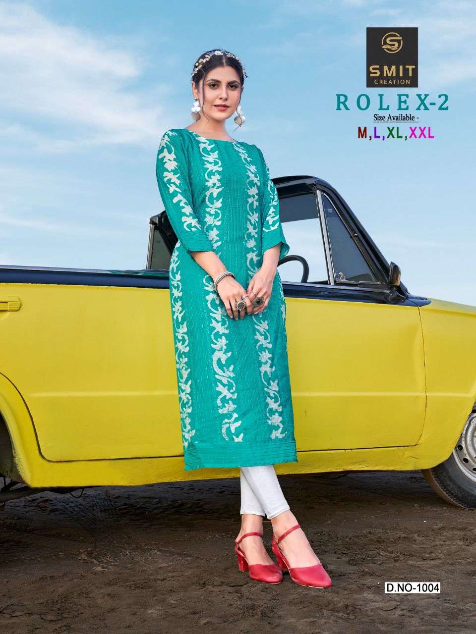 ROLEX VOL-2 BY SMIT CREATION SERIES BEAUTIFUL STYLISH FANCY COLORFUL CASUAL WEAR & ETHNIC WEAR CHANDERI PRINT GOWN AT WHOLESALE PRICE