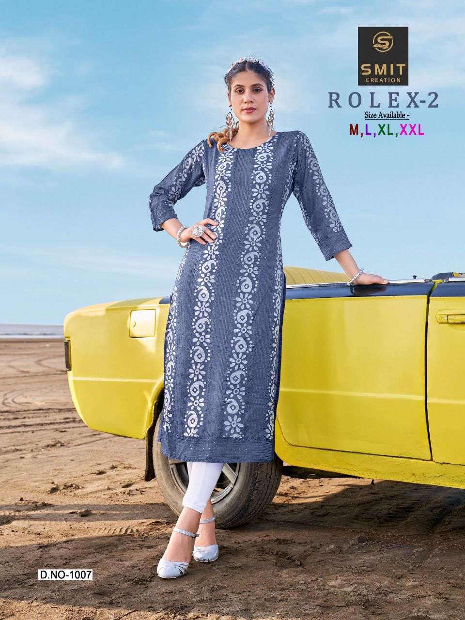 ROLEX VOL-2 BY SMIT CREATION SERIES BEAUTIFUL STYLISH FANCY COLORFUL CASUAL WEAR & ETHNIC WEAR CHANDERI PRINT GOWN AT WHOLESALE PRICE