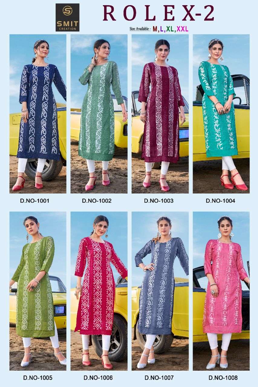 ROLEX VOL-2 BY SMIT CREATION SERIES BEAUTIFUL STYLISH FANCY COLORFUL CASUAL WEAR & ETHNIC WEAR CHANDERI PRINT GOWN AT WHOLESALE PRICE