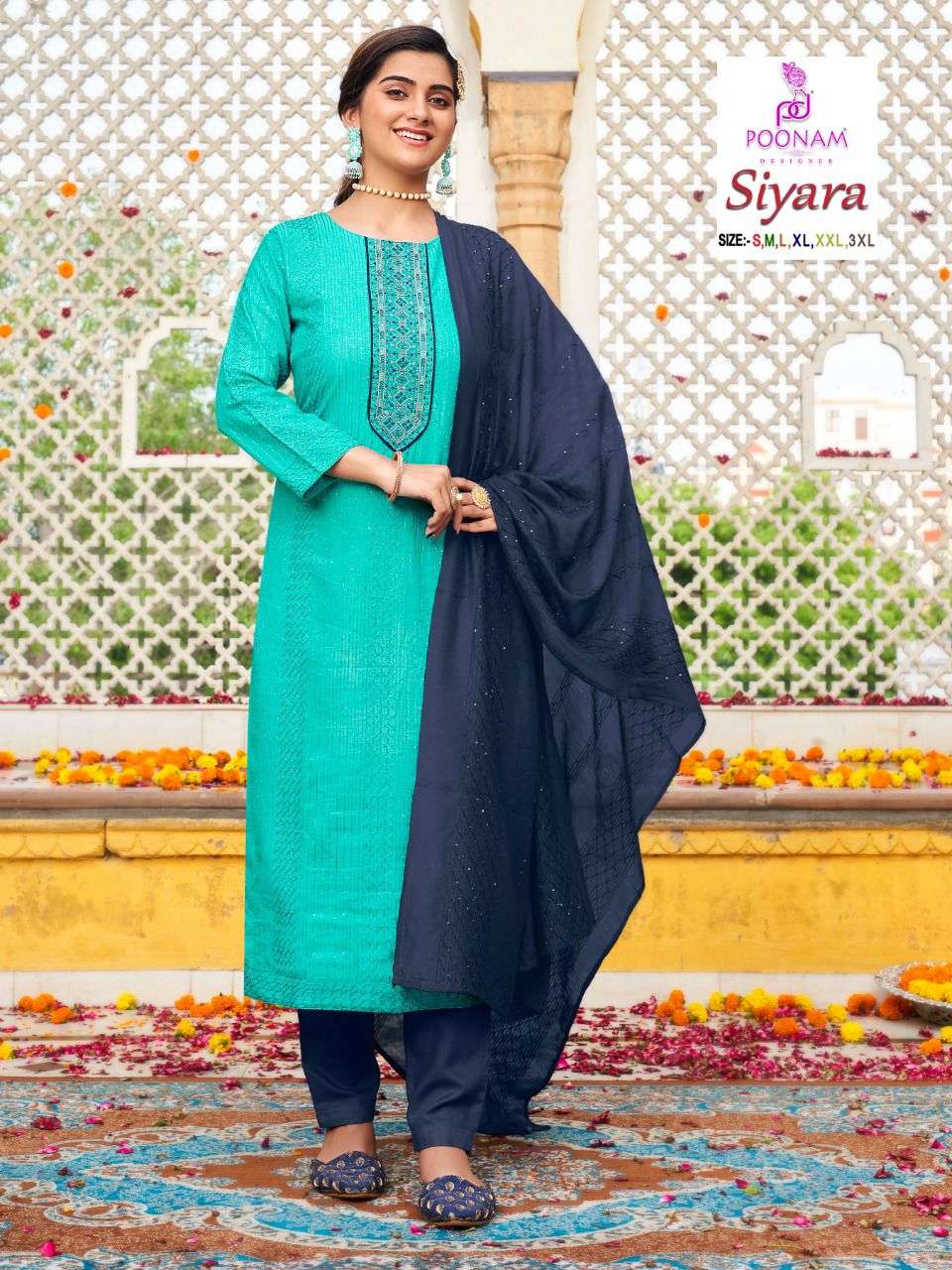 SIYARA BY SMIT CREATION 1001 TO 1006 SERIES DESIGNER STYLISH FANCY COLORFUL BEAUTIFUL PARTY WEAR & ETHNIC WEAR COLLECTION CREPE SILK KURTIS AT WHOLESALE PRICE