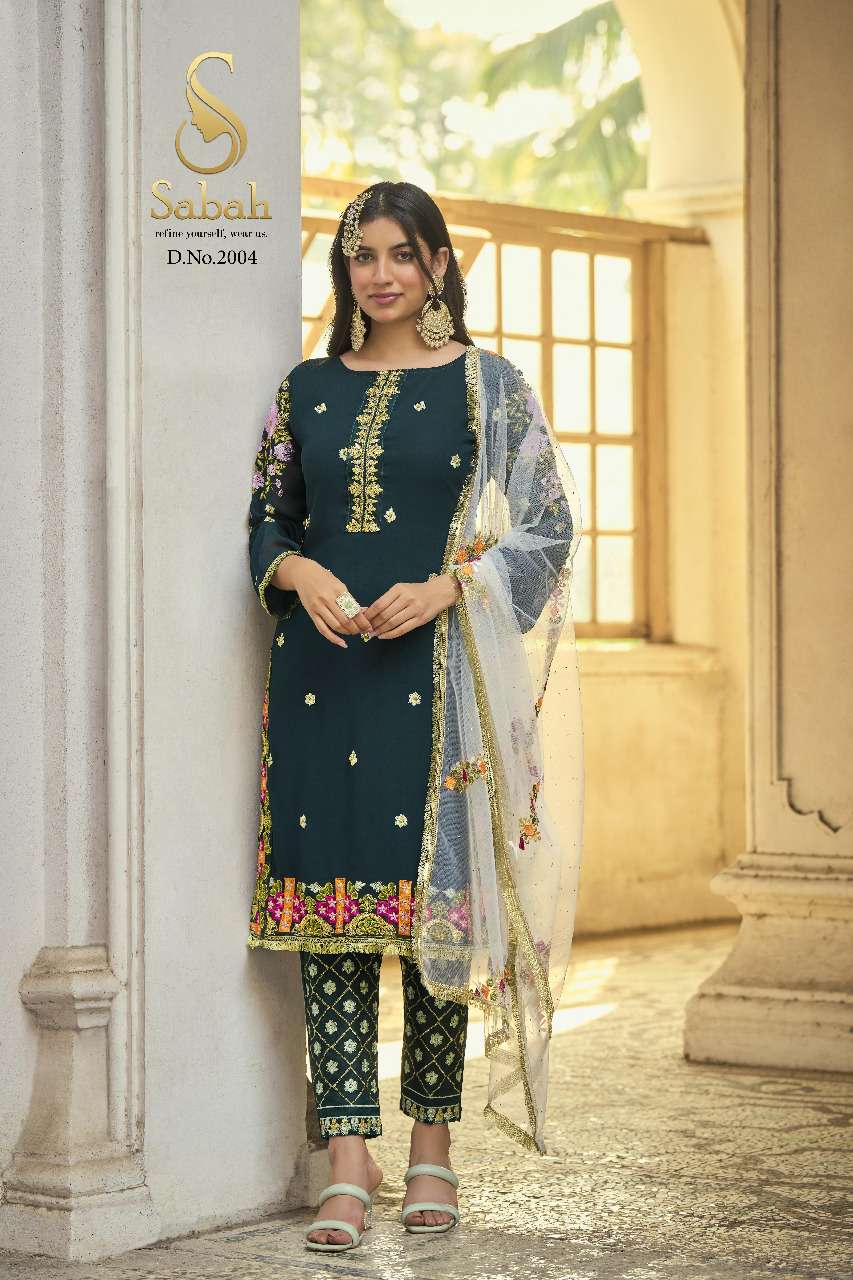 Begum By Sabah 2001 To 2005 Series Beautiful Stylish Suits Fancy Colorful Casual Wear & Ethnic Wear & Ready To Wear Heavy Faux Georgette Dresses At Wholesale Price