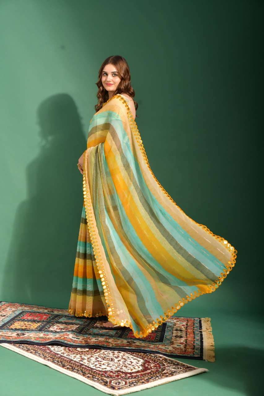 Floral Vol-5 By Pc 01 To 05 Series Indian Traditional Wear Collection Beautiful Stylish Fancy Colorful Party Wear & Occasional Wear Chiffon Sarees At Wholesale Price