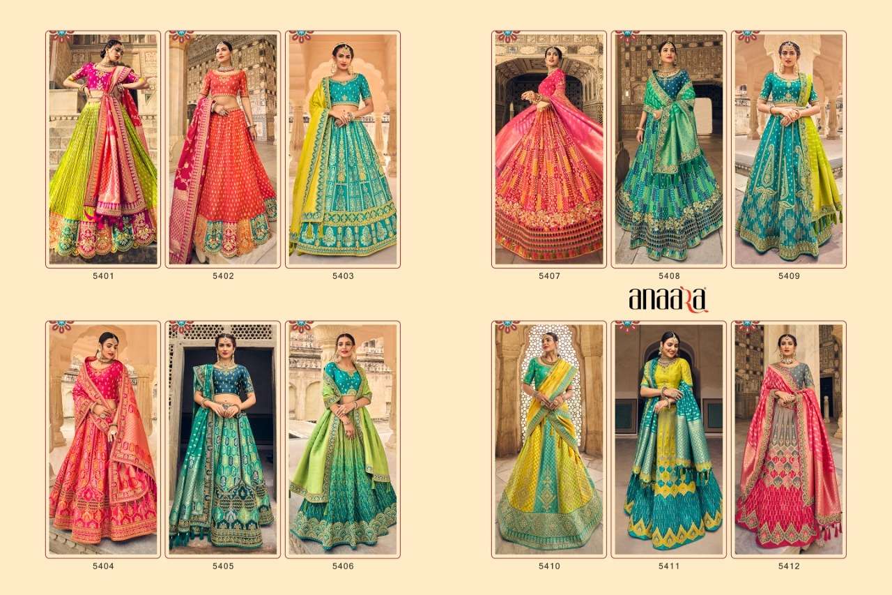 Anaara 5401 Series By Tathastu 5401 To 5412 Series Indian Traditional Wear Collection Beautiful Stylish Fancy Colorful Party Wear & Occasional Wear Soft Silk Sarees At Wholesale Price