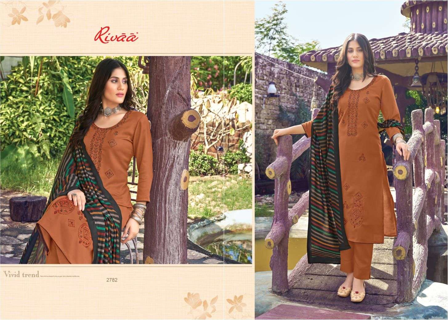 MISHIKA BY RIVAA 2779 TO 2785 SERIES BEAUTIFUL SUMMER COLLECTION PAKISATNI SUITS STYLISH FANCY COLORFUL CASUAL WEAR & ETHNIC WEAR HEAVY PASHMINA EMBROIDERED DRESSES AT WHOLESALE PRICE