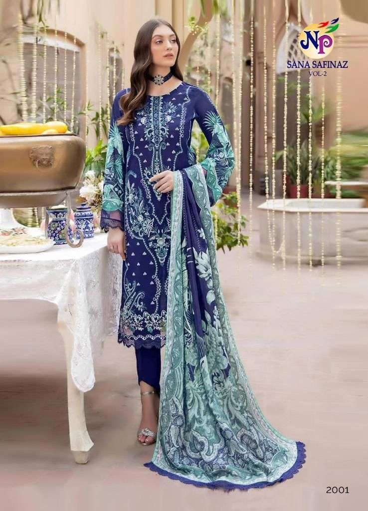 Sana Safinaz Vol-2 By Nand Gopal Prints 2001 To 2008 Series Beautiful Collection Suits Stylish Fancy Colorful Casual Wear & Ethnic Wear Cotton Printed Dresses At Wholesale Price