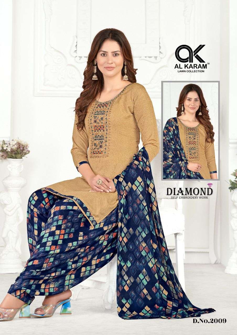 DIAMOND VOL2 BY AL KARAM LAWN COLLECTION 2001 TO 2010 SERIES BEAUTIFUL