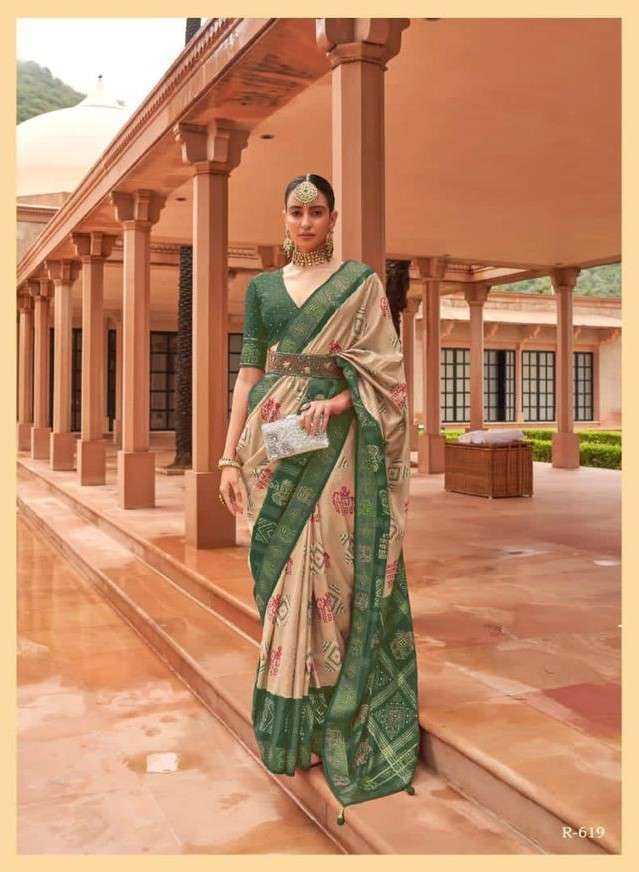 Muhurat By Rewaa 615 To 623 Series Indian Traditional Wear Collection Beautiful Stylish Fancy Colorful Party Wear & Occasional Wear Pure Silk Sarees At Wholesale Price