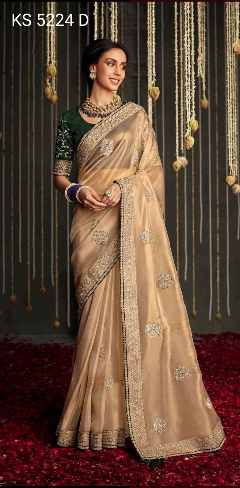 Kajal 5224 Colours By Kimora Fashion Indian Traditional Wear Collection Beautiful Stylish Fancy Colorful Party Wear & Occasional Wear Soft Tissue Silk Sarees At Wholesale Price