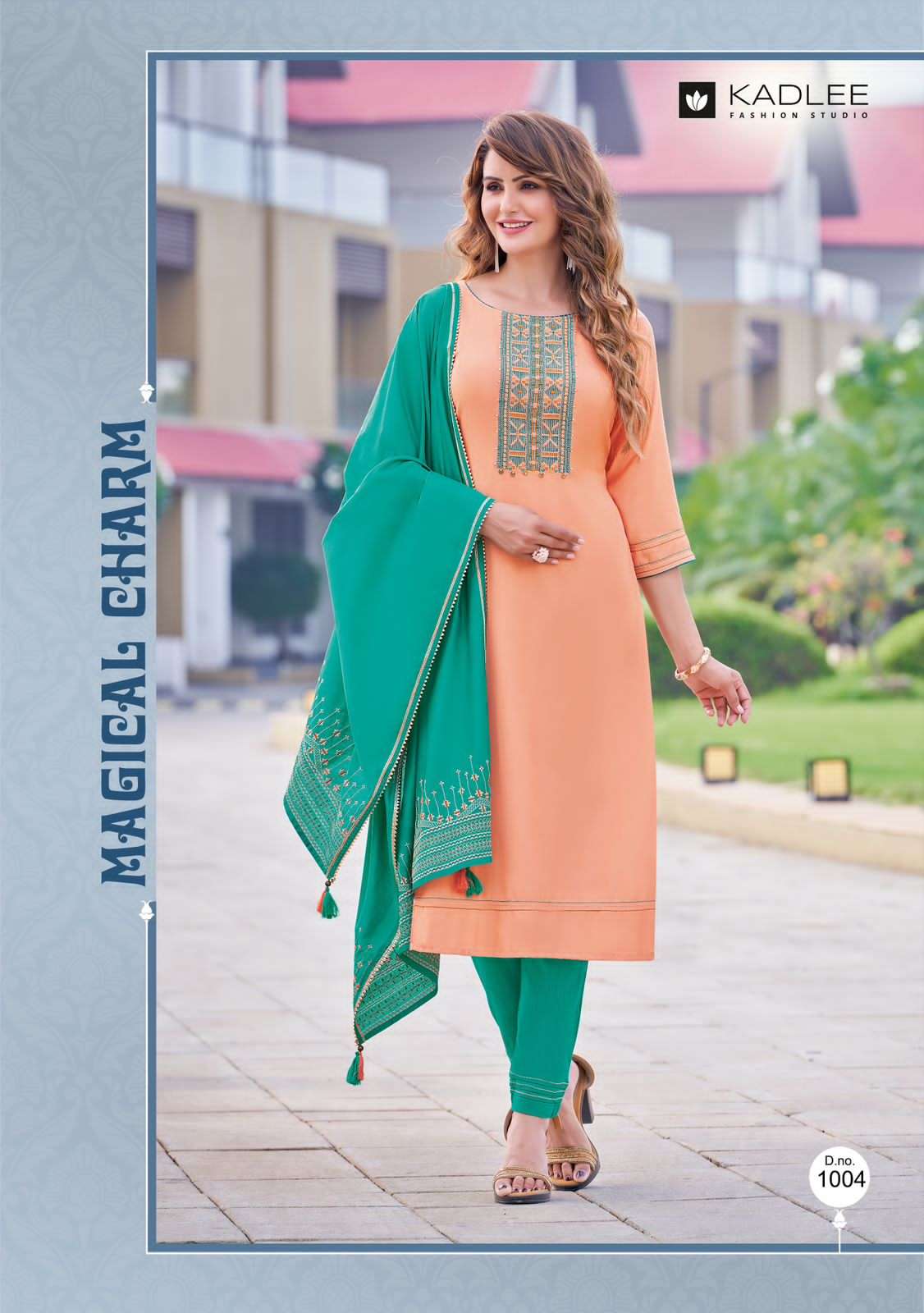 ANUPAMA BY KADLEE 1001 TO 1006 SERIES BEAUTIFUL SUITS COLORFUL STYLISH FANCY CASUAL WEAR & ETHNIC WEAR VISCOSE SILK EMBROIDERED DRESSES AT WHOLESALE PRICE