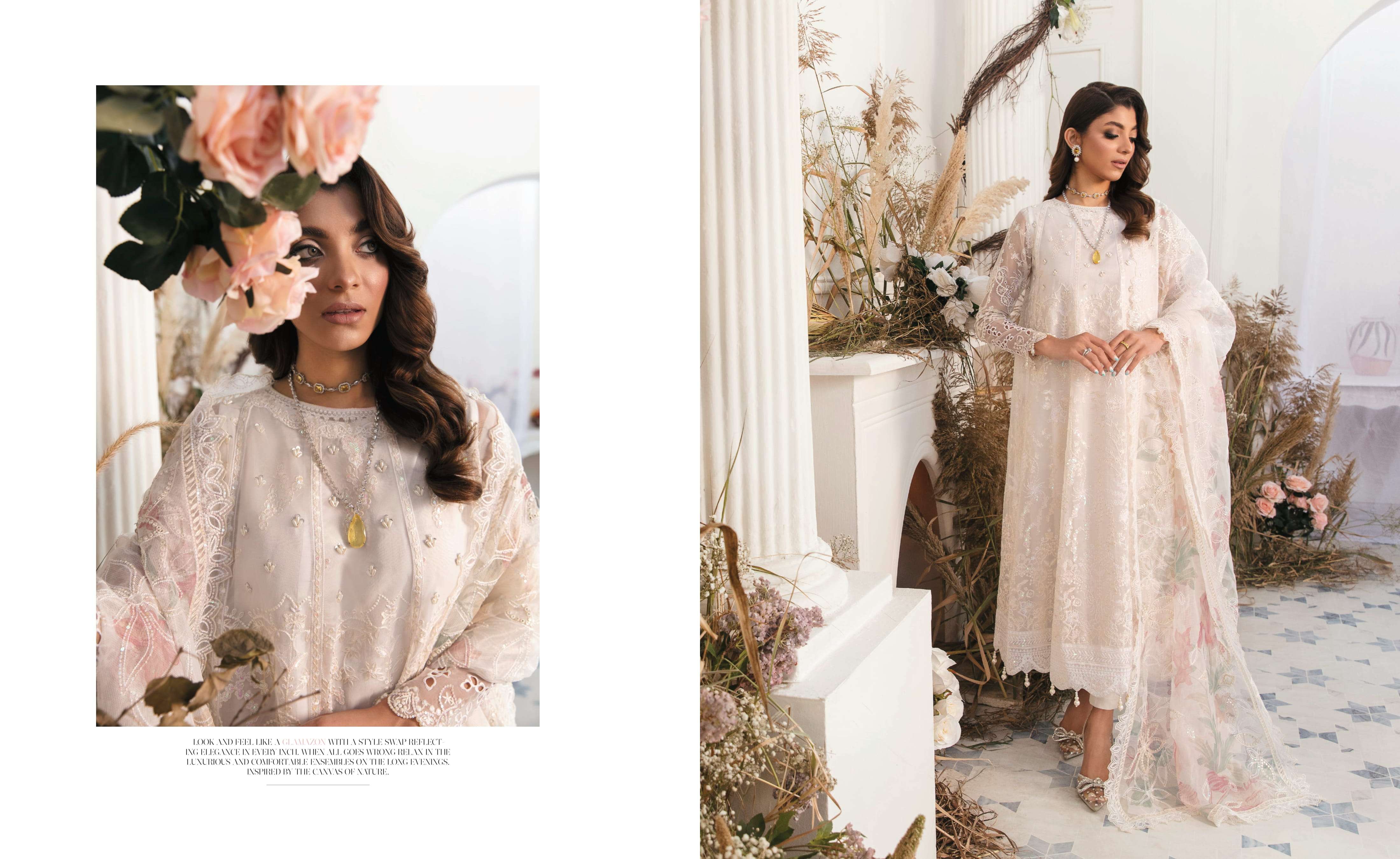 Stunning White Pakistani Dresses 2021