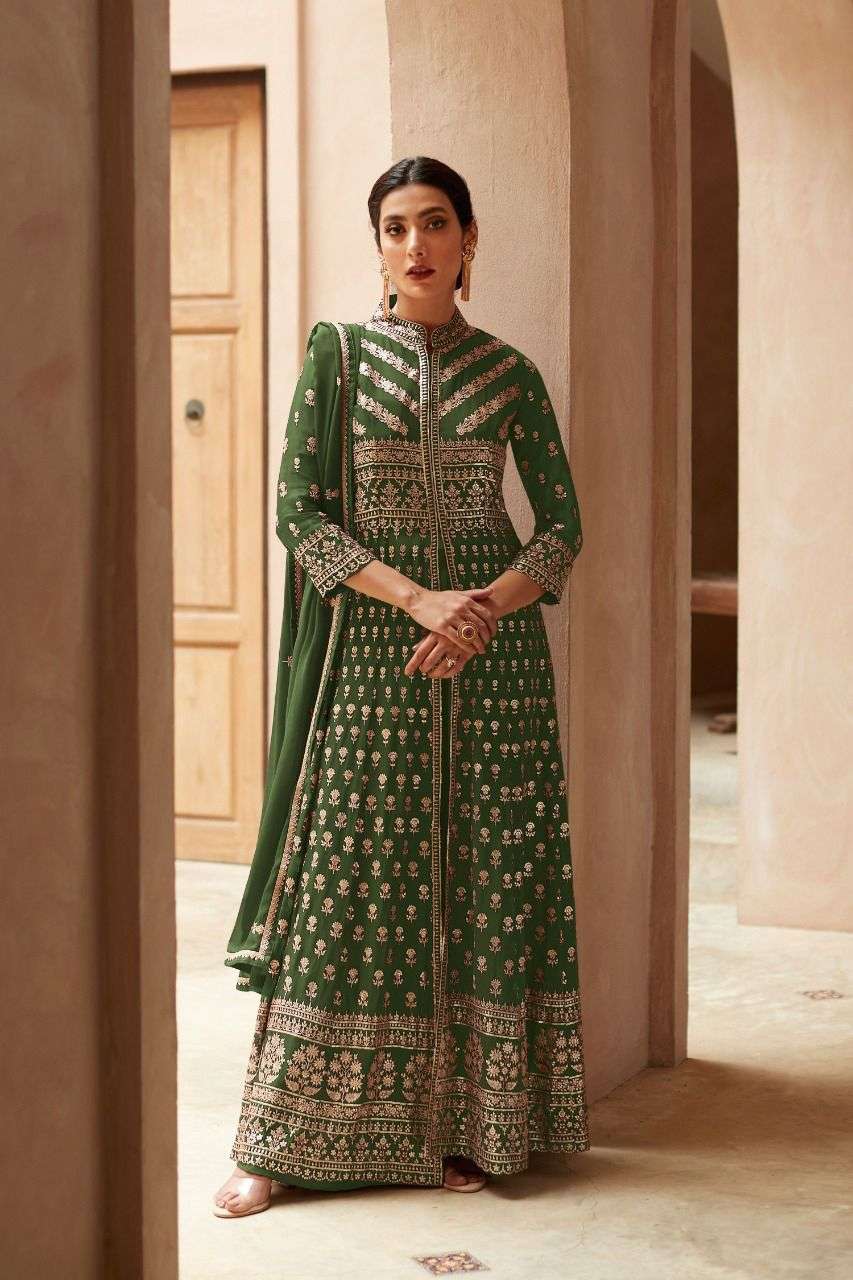 Ananya By Aashirwad Creation 9451 To 9454 Series Designer Suits Collection Beautiful Stylish Fancy Colorful Party Wear & Occasional Wear Georgette Embroidered Dresses At Wholesale Price
