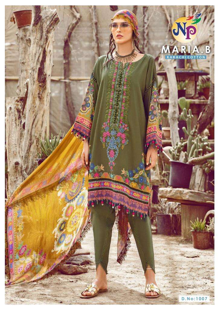 MARIA.B BY NAND GOPAL PRINTS 1001 TO 1008 SERIES DESIGNER SUITS BEAUTIFUL FANCY STYLISH COLORFUL PARTY WEAR & OCCASIONAL WEAR COTTON PRINTED DRESSES AT WHOLESALE PRICE