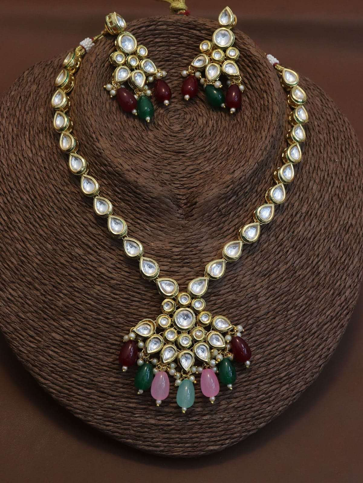 S-696 BY FASHID WHOLESALE 01 TO 07 SERIES TRADITIONAL ARTIFICIAL JEWELLERY FOR INDIAN ATTIRE AT EXCLUSIVE RANGE.