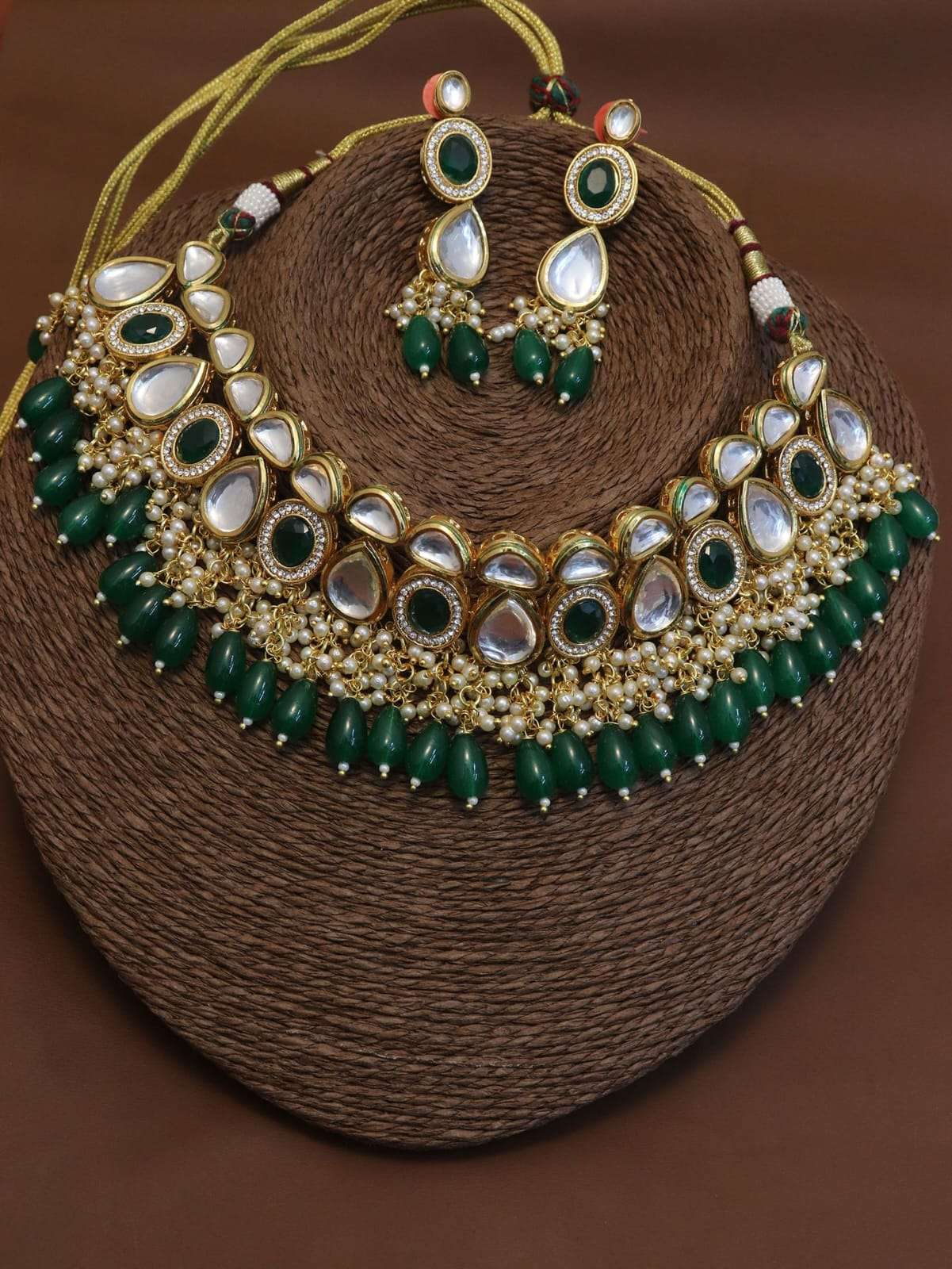 S-703 BY FASHID WHOLESALE 01 TO 05 SERIES TRADITIONAL ARTIFICIAL JEWELLERY FOR INDIAN ATTIRE AT EXCLUSIVE RANGE.