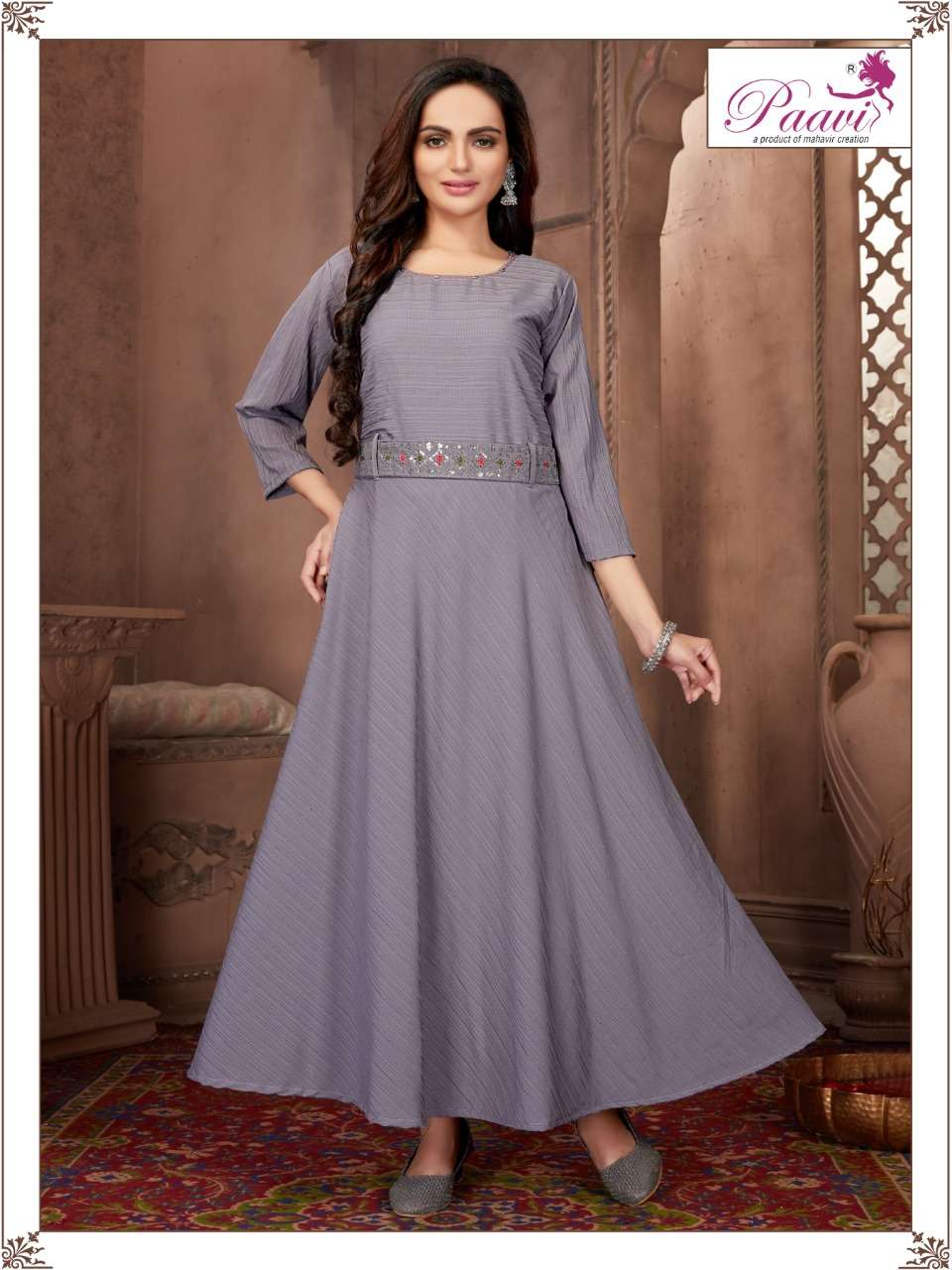 LEYSA VOL-4 BY PAAVI 01 TO 08 SERIES BEAUTIFUL STYLISH FANCY COLORFUL CASUAL WEAR & ETHNIC WEAR GEORGETTE GOWNS AT WHOLESALE PRICE