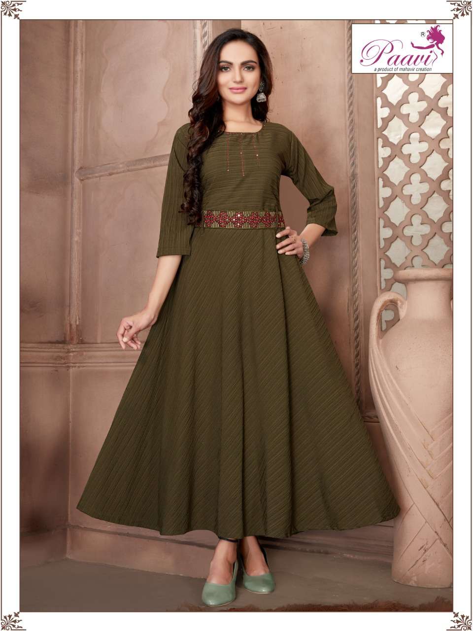 LEYSA VOL-4 BY PAAVI 01 TO 08 SERIES BEAUTIFUL STYLISH FANCY COLORFUL CASUAL WEAR & ETHNIC WEAR GEORGETTE GOWNS AT WHOLESALE PRICE