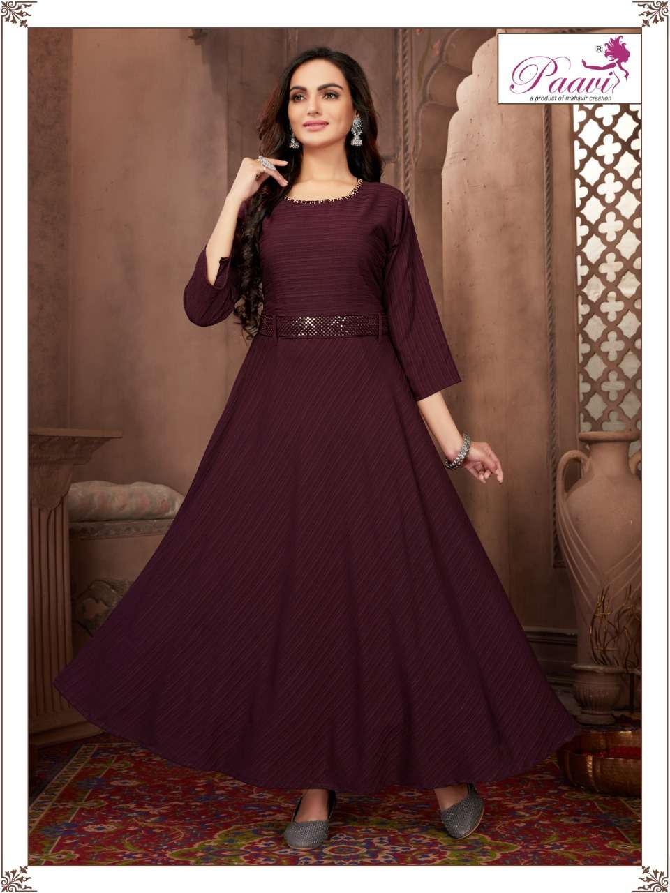 LEYSA VOL-4 BY PAAVI 01 TO 08 SERIES BEAUTIFUL STYLISH FANCY COLORFUL CASUAL WEAR & ETHNIC WEAR GEORGETTE GOWNS AT WHOLESALE PRICE