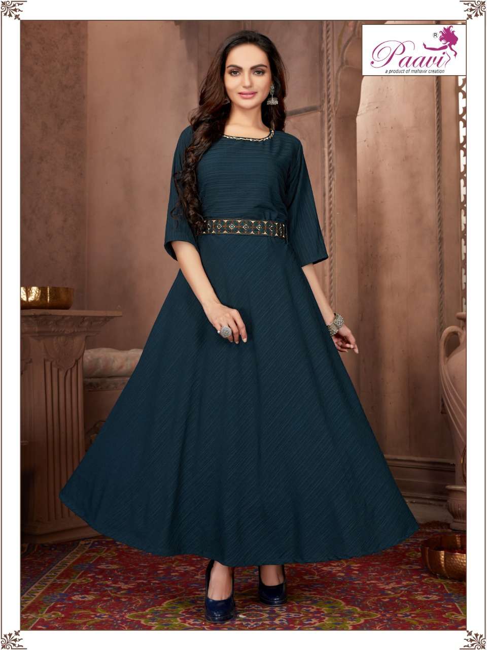 LEYSA VOL-4 BY PAAVI 01 TO 08 SERIES BEAUTIFUL STYLISH FANCY COLORFUL CASUAL WEAR & ETHNIC WEAR GEORGETTE GOWNS AT WHOLESALE PRICE