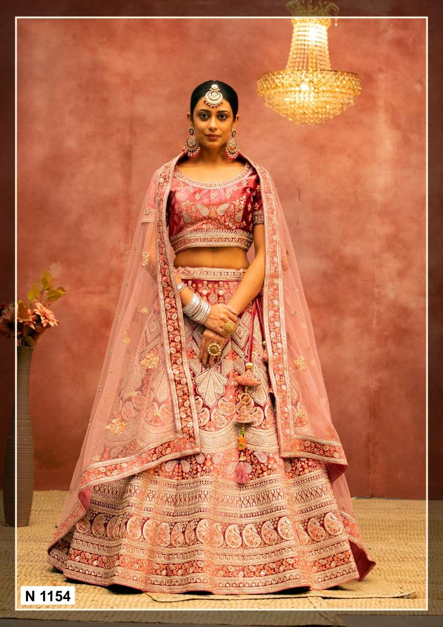 SUHAGAN BY MAHOTSAV CREATION WEAR BRIDAL COLLECTION BEAUTIFUL STYLISH COLORFUL FANCY PARTY WEAR & OCCASIONAL WEAR VELVET LEHENGAS AT WHOLESALE PRICE